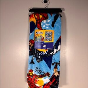 Marvel Avengers Blue and Red Throw Blanket